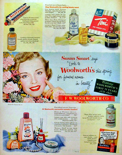 F.W. Woolworth 1954 ad