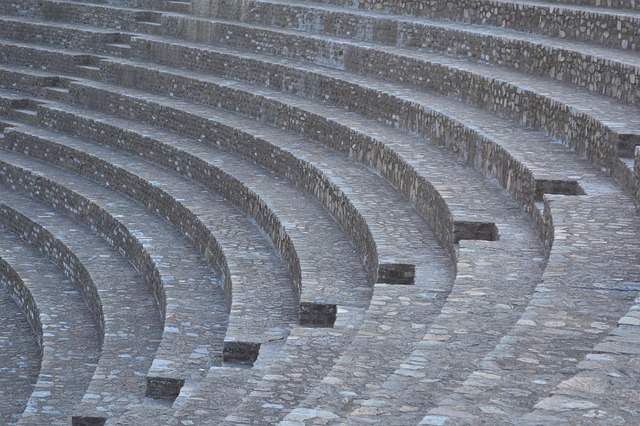 Amphitheater seating photo courtesy of