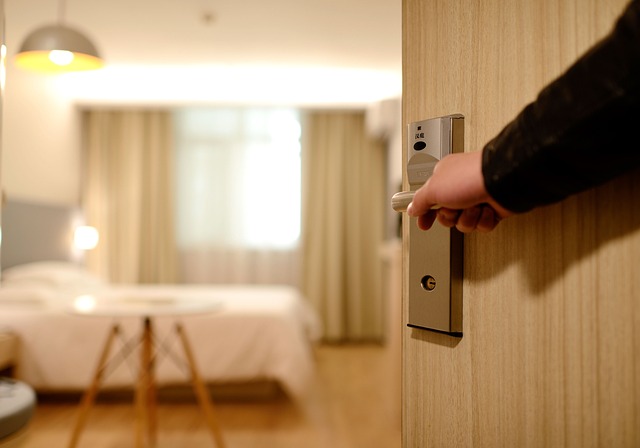 Hotel Room Door courtesy of