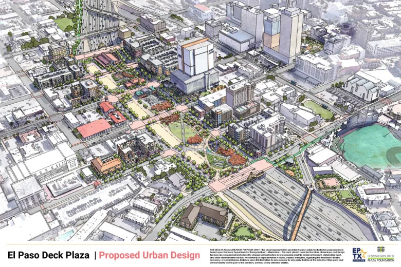 El Paso Deck Park rendering City of El Paso