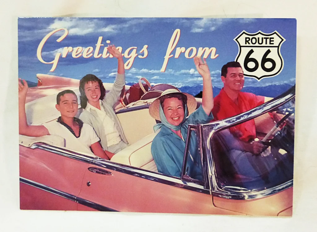 Route 66 postcard