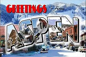 Aspen Colorado postcard