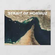 Strait of Hormuz postcard