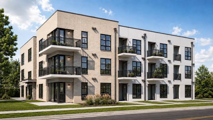 Wolff Street Flats rendering by Colorado Housing and Finance Authority