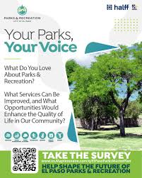 El Paso Parks and Recreation Master Plan Community Input notice