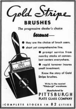 Pittsburgh Plate Glass Company 1950s ad