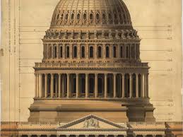 U.S. Capitol drawing Architect of the Capitol photo