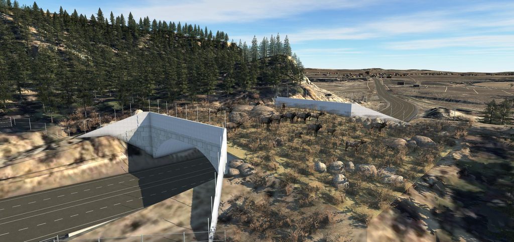 Wildlife Crossing at Highway 550 New Mexico Department of Transportation