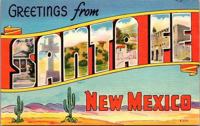 Santa Fe Postcard